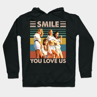 Vintage Smile, You Love Us Movie Look Fan Design Hoodie